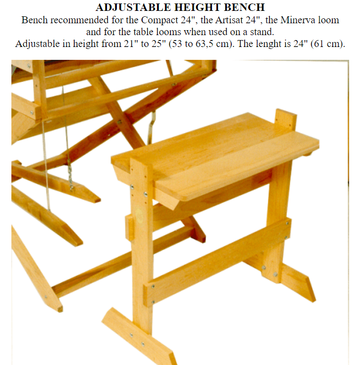 Schacht Adjustable Height Bench for Loom.png